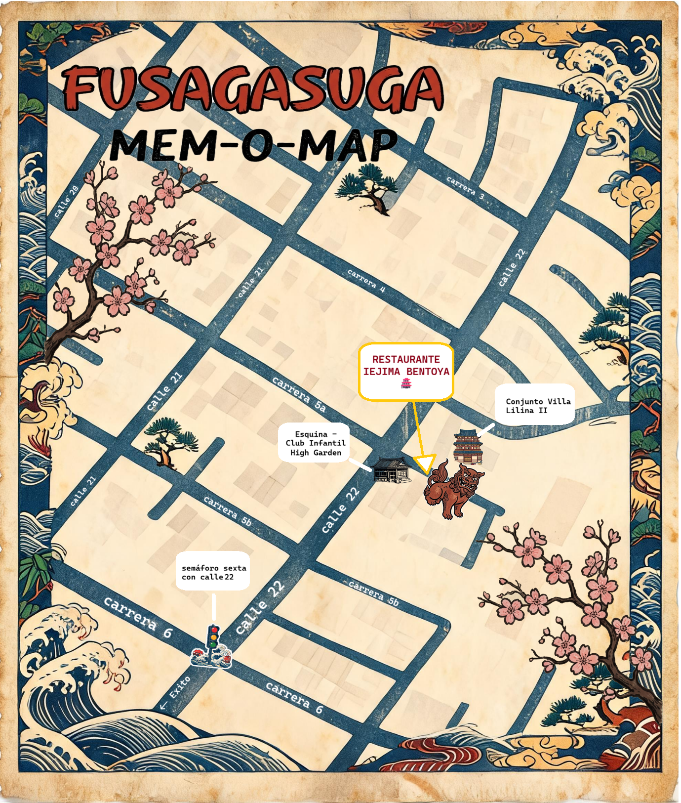 Mapa de ubicación de Iejima Bentoya — Carrera 5A #22-31, Fusagasugá, Cundinamarca